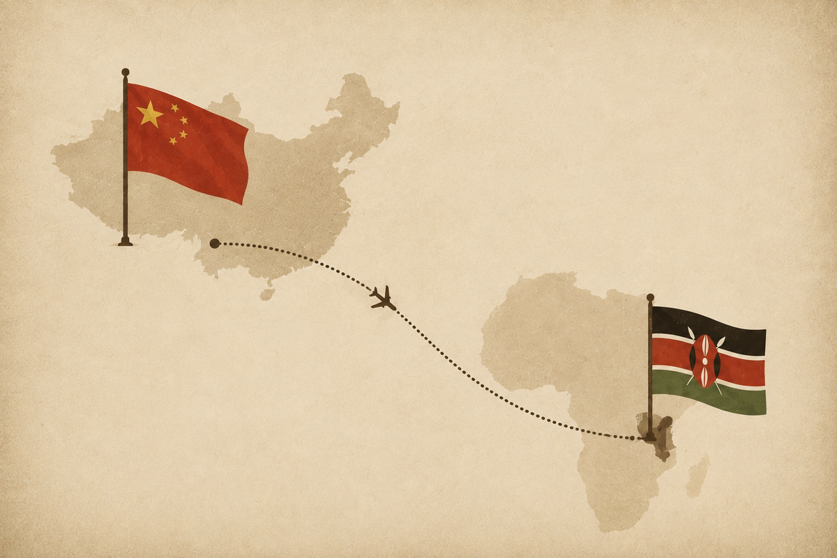 CHINA TO KENYA
