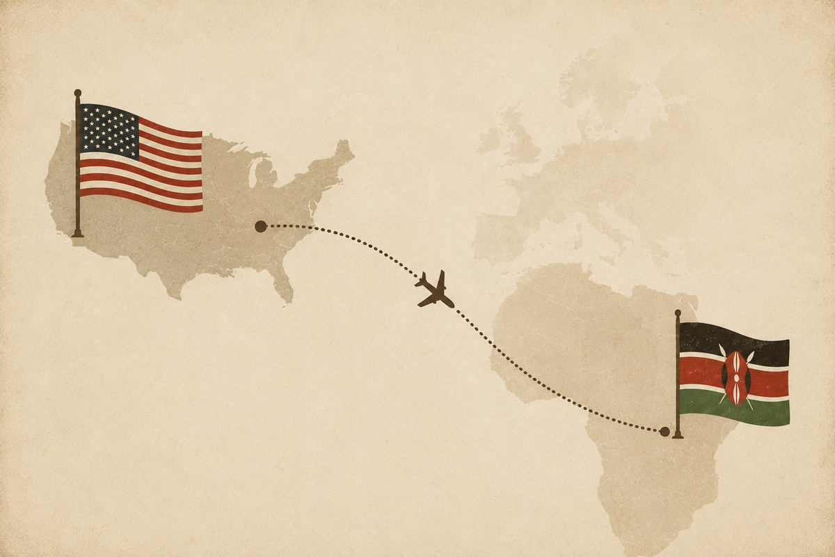 USA TO KENYA