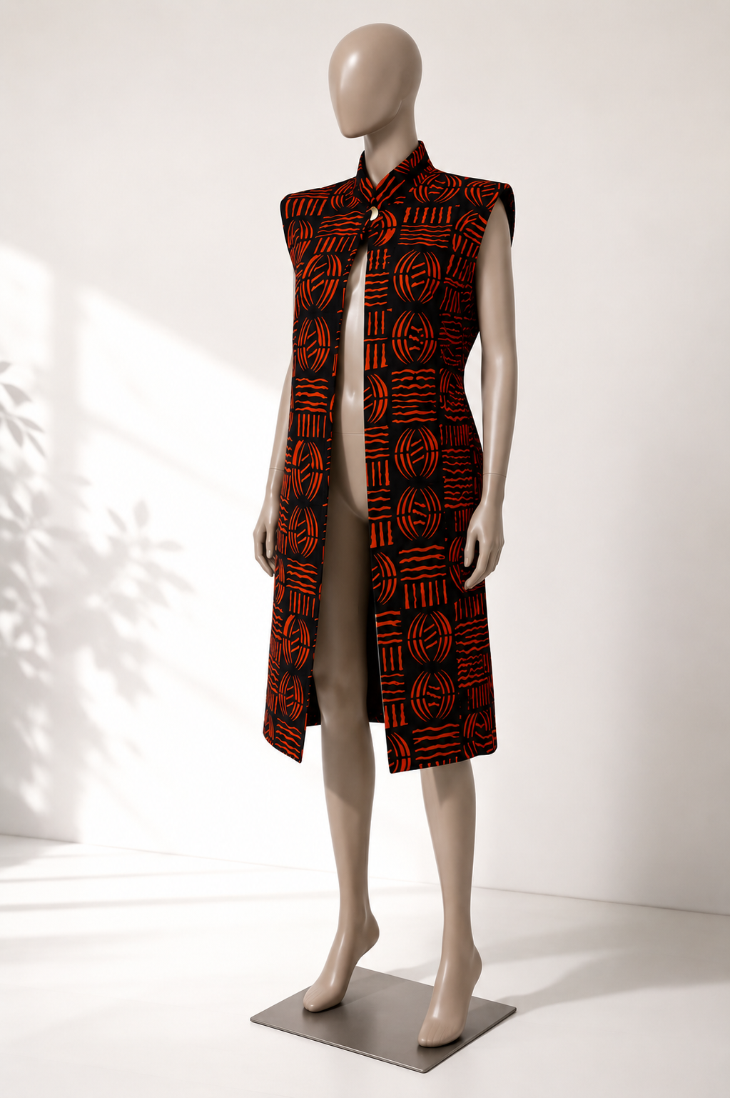 Waridi Sleevless Ankara Jacket