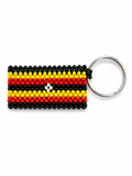 Ugandan Handmade Beaded Keychain