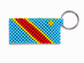 DRC Handmade Beaded Keychain